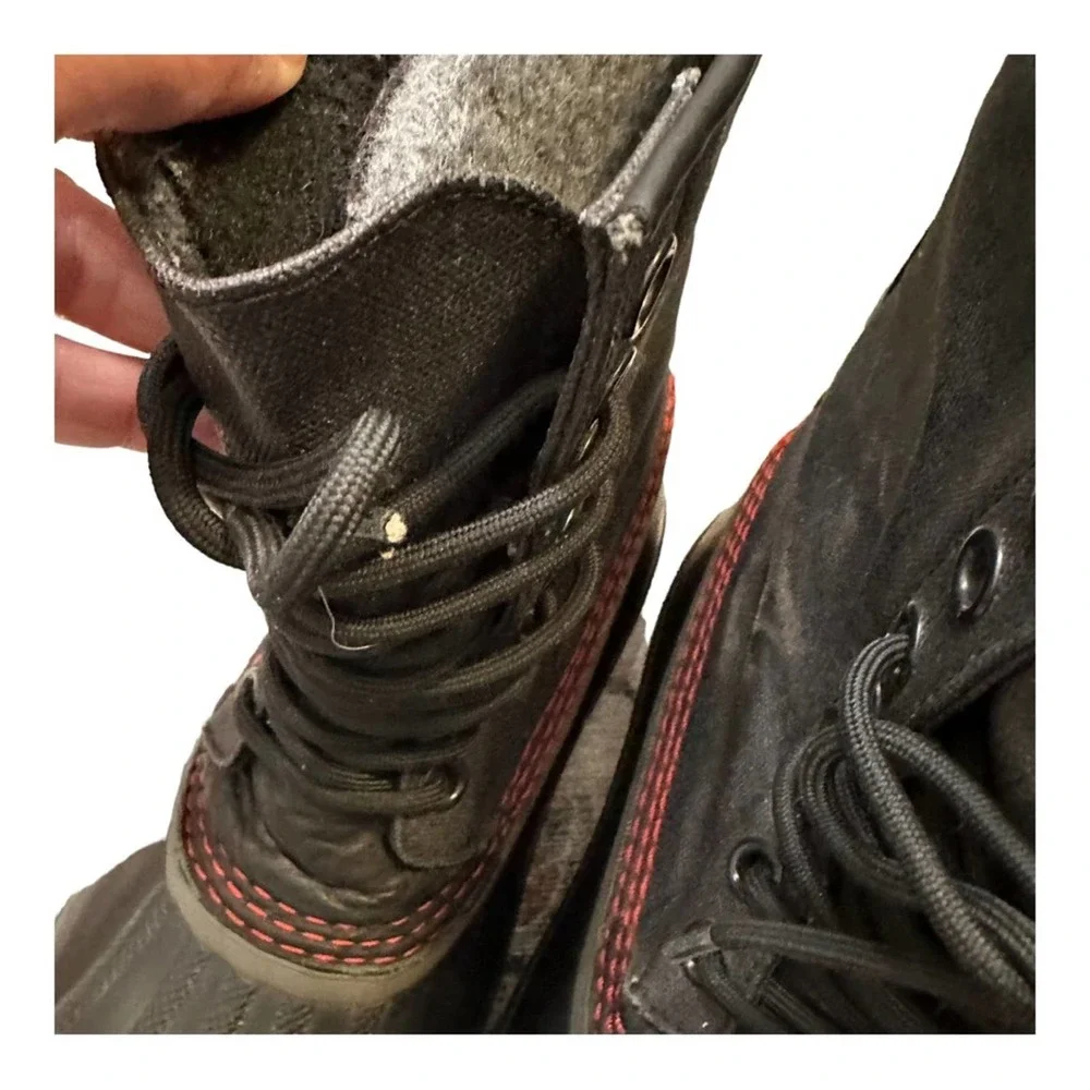 Sorel Men's‎ 1964 Premium T CVS Boot Black/Sail Red 8